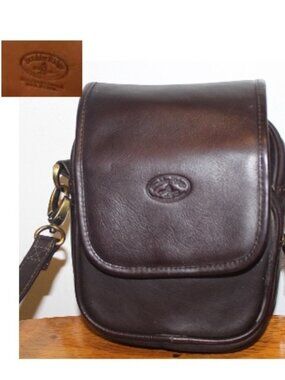 New $189 Boulder Ridge Full Grain Leather Rmvble Strap Belt Bag Crossbody Purse